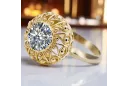 Zircon Aur galben 14K Inel Vintage Craft  vrc059y